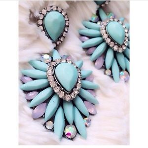 Chantel Tear Drop Floral Earrings